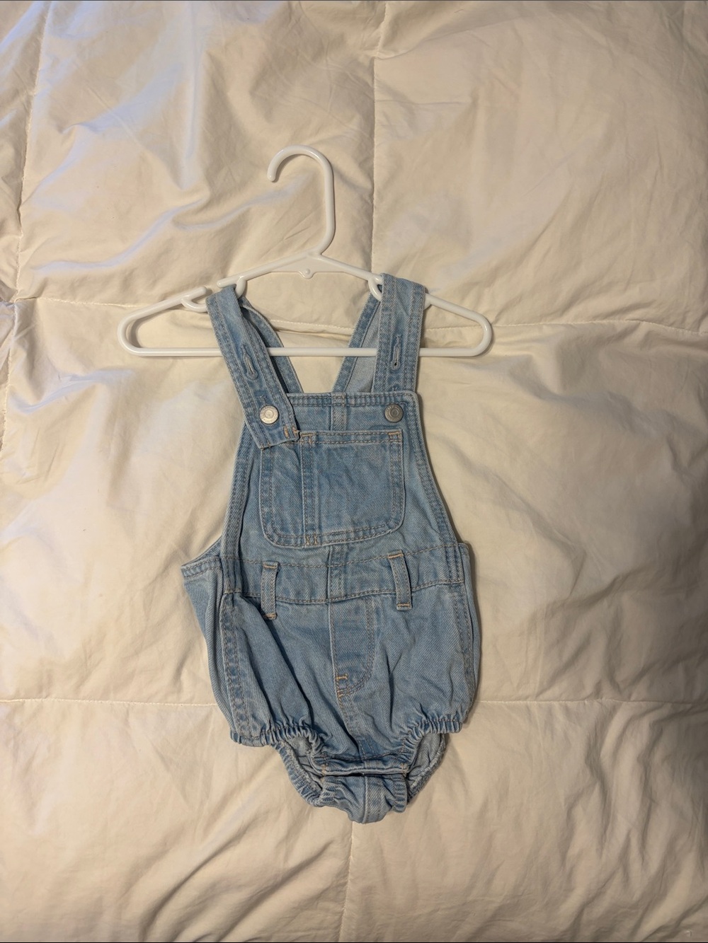 Old Navy Light Blue Denim Baby Overalls
